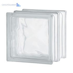 Hőszigetelt üvegtégla 1919/16 HTI Wave hullámos