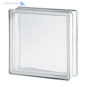 Üvegtégla 2424/8 Clearview minta nélküli 