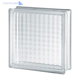Üvegtégla 3030/10 Cross Large nagy kockás mintás 