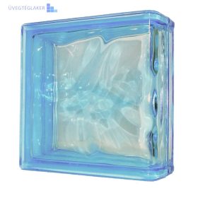 Üvegtégla Azur 1919/8 Wave végzáró