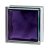 Üvegtégla Brilly 1919/8 Violet