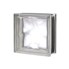 Hőszigetelt üvegtégla Clear 1919/8 Wave 1,4 ES hullámos 