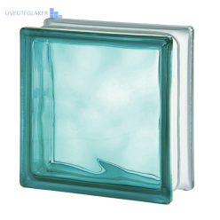 Üvegtégla Turquoise 1919/8 Wave 