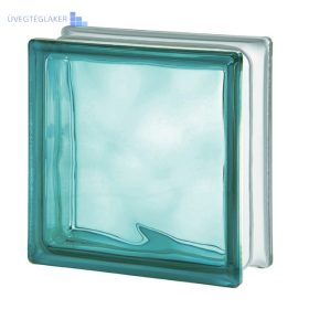 Üvegtégla Turquoise 1919/8 Wave 